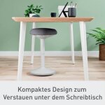 Leitz tabouret gris clair 65440085