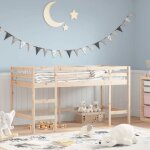 Lemon 1 personne / lit mezzanine denfants - 1 place & sans matelas - avec chelle 90x200 cm ccl32986499 ...