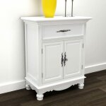Lemon buffet bahut armoire de cuisine - uu vaisselier armoire avec 2 portes et 1 tiroir bois blanc ccl98999948 ...