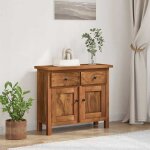 Lemon buffet bahut armoire de cuisine - uu vaisselier - bois dacajou massif 75x30x65 cm ccl27369678