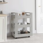 Lemon desserte / blot de cuisine vidaxl chariot de cuisine gris bton 60x45x80 cm - bois dingnierie ...