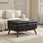 Lemonbest banc de rangement polyvalent 80 x 59 x 45 cm repose - pieds table basse avec charnières de ... Lemonbest banc de rangement polyvalent 80 x 59 x 45 cm repose - pieds table basse avec charnières de ...