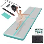Leogreen tapis de gymnastique 10cm haut tapis entraînement epais 4m tapis de gym gonflable airtrack piste ... Leogreen tapis de gymnastique 10cm haut tapis entraînement epais 4m tapis de gym gonflable airtrack piste ...