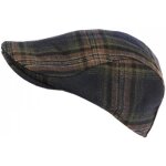- l�on montane - casquette plate bleue et marron en laine tradition mode anglaise huky - bleu