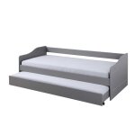 Inter link lit gigogne leonie 23 90x200 cm gris bois massif Inter link lit gigogne leonie 23 90x200 cm gris bois massif