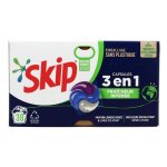 Lessive capsules skip 3 - en - 1 fracheur intense 38 lavages