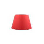 Lett - lett p abat j red - rouge - abat - jour textile - coton & polyester - 46x30x30 cm