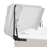 Lve - couverture pour jacuzzi spa baignoire balno - vevor - largeur rglable 175 - 245 cm - adapt ...