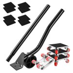 Leve meuble lourd deplace meuble kit avec roue rotative  360 degrs et leve meubleutilis pour dmnagement ...