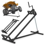 Lve tracteur tondeuse - relax4life - jusqu 400kg - hauteur de levage 115  77cm - gain de place - acier ...