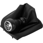 Levier pommeau de vitesse en cuir avec soufflet cadre 5 vitesses pour peugeot 307 206 207 307 308 citroen ...