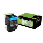 Lexmark cartouche de toner 802c - faible capacité1. 000 pages - pack de 1 - cyan Lexmark cartouche de toner 802c - faible capacité1. 000 pages - pack de 1 - cyan