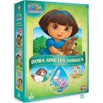 Lexploratrice - coffret - dora aime les animaux