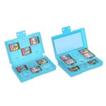 Lichifit - �tui de rangement pour switch2 organisateur de protection pour 24 cartes de jeux - bleu
