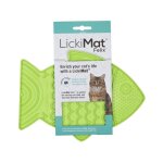 Lickimat felix - tapis de l�chage pour chats - vert