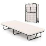 Lifezeal lit pliant 80 x 190 cm - lit dappoint pliable avec matelas en mousse � m�moire de forme - lit ...
