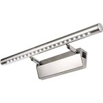 Lightess lampe pour miroir tableau applique murale 5w led avec interrupteur en acier inoxydable pour ... Lightess lampe pour miroir tableau applique murale 5w led avec interrupteur en acier inoxydable pour ...