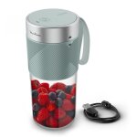 Moulinex lightmix blender portable 300 ml eucalyptus lm1c0410 Moulinex lightmix blender portable 300 ml eucalyptus lm1c0410