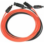 Cble dextension solaire mc4 14awg - paire rouge + noir 3m - rsistant uv humidit - pour panneaux photovolta ...