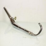 Ligne de pot d�chappement � pompe pour mobylette mbk 51 bras oscillant rond mob