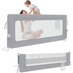 Liliin barri�re de lit antichute 180 cm barri�re de lit pour enfants barri�re de lit pliable � 180 degr�s ...