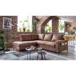 Lilly - canapé d'angle gauche - 5 places - convertible - en microfibre - marron Lilly - canapé d'angle gauche - 5 places - convertible - en microfibre - marron