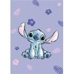 Lilo e stitch couverture en microfibre bleue 100 x 150 cm 100 % polyester