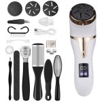 Lime électrique pour les pieds outils de pédicure kit de soins des pieds avec 3 têtes à rouleaux 2 vitesses ... Lime électrique pour les pieds outils de pédicure kit de soins des pieds avec 3 têtes à rouleaux 2 vitesses ...