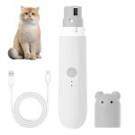 Lime � griffes pour animaux - handeiu - gris - pour chiens et chats - broyage rapide - 3 orifices