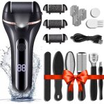 Lime � pieds �lectrique - lime � callosit�s - lime � callosit�s - avec 3 t�tes de rouleau - appareil