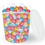 Lindt assortiment de 100 bouches lindor au chocolat blanc fondant / straccitella / fraise 1. 25 kg de ...