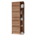 Lingre meuble  chaussures 15 paires 1 porte 10 niches chtaignier - l 67. 5 x l 35 x h 182 cm