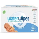 Lingettes pour b�b�s - waterwipes - originales - 540 unit�s - hypoallerg�niques - non parfum�es