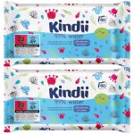 Lingettes humides pour b�b�s et enfants kindii 99% eau aloevera 2pcs