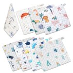 Lingettes en mousseline baby essentials lot de 8 carr�s douces et confortables pour b�b� nouveau - n� ...