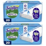 Lingettes sol humide - swiffer - wet plus antibactérien - microfibre jetable x40 nettoyage rapide Lingettes sol humide - swiffer - wet plus antibactérien - microfibre jetable x40 nettoyage rapide