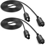 Link - e : 2 x cable rallonge extension compatible avec manette de jeu sur console nintendo 64 - n64