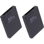 Link - e : 2 x carte memoire 64mb compatible avec la console playstation 2 ps2