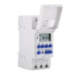 Lio ac 220v programmateur hebdomadaire journalier montage rail tableau lectrique rentable