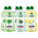 Liquide vaisselle - maison verte - lot de 6 - eucalyptus & th� vert - fleur de citronnier - thym & basilic ...