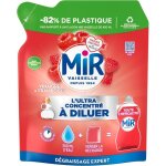 Liquide vaisselle - mir - ultra concentr� - vinaigre & framboise - d�graissage expert - 150ml