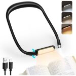 Liseuse lampe de lecture de cou rechargeable 3 couleurs lampe lecture au lit led bras pliables - multifonction ...