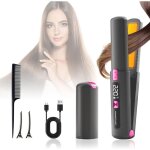 Lisseur cheveux lisseur c�ramique tourmaline fer � lisser professionnel soin des cheveux 6 r�glages temp�ratur ...