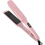 Lisseur cheveux plaques larges 45mm pro - ceramic extra spcial cheveux pais friss boucls et longs ...