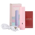 Lisseur de cheveux portable mini fer  fr r pour femmes outils de coiffure en cramique attelle  double ...
