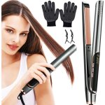 Lisseur cheveuxfer a lisser  double usagelisseur boucleur cheveux 2 en 1 avec ecran lcdoutil de coiffure ...