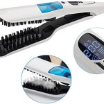 A lisseur professionnel 30�x�55�x�4�cm c�ramique � vapeur utilisable cheveux secs et humides r�servoir ...