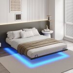 Lit 140 x 190 avec sommier mtal cadre de lit 140x190 avec clairage ledlit 2 personnes avec sommier ...