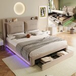 Lit 140x190 cm avec tiroirs de rangement 2 en 1 en bout de lit lit coffre 140x190 cm avec sommier et ... Lit 140x190 cm avec tiroirs de rangement 2 en 1 en bout de lit lit coffre 140x190 cm avec sommier et ...