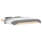 Lit 2 places - cadre de lit / lit double prix bas - 160x200 cm bois massif de pin @63602